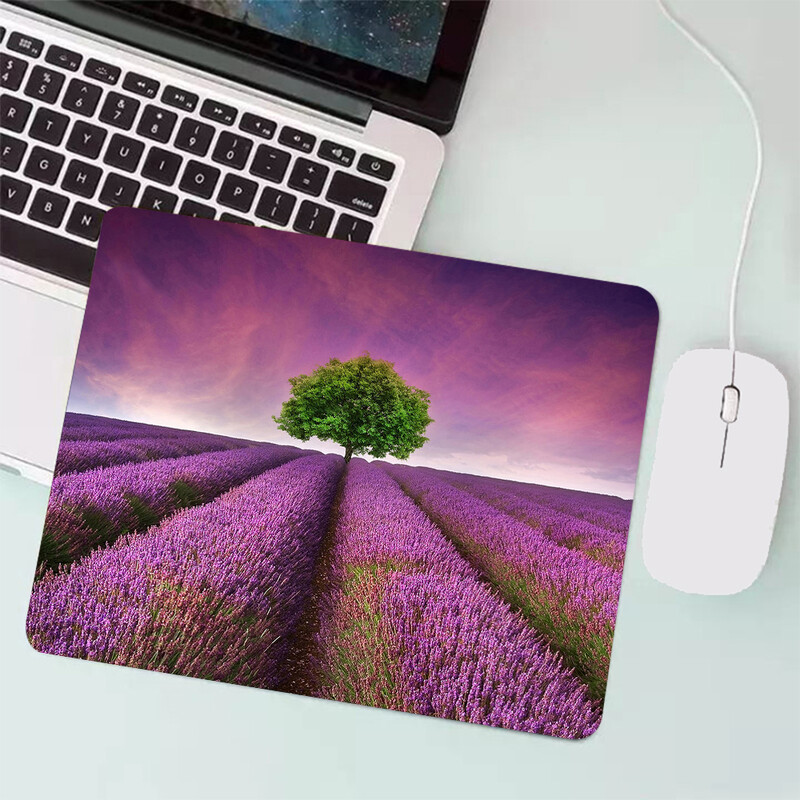 Peisaj natural Mouse Pad pentru jocuri mici Tastatură pentru jocuri Mousepad Computer Office Mouse Mat Laptop Covor Anime Mause pad Covoraș de birou