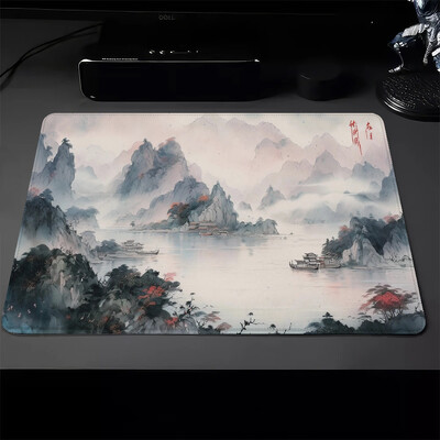 Малка аниме подложка за мишка Gamer Wash Painting Gaming Mouse Mats Mausepad Pad on the Table Deskmat Pc Accessories Mousepad Mats Mause