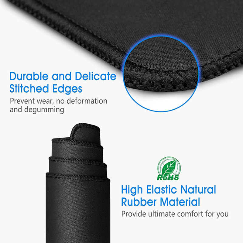 Sakura Scenery Mouse Pad Mare, anti-alunecare, cauciuc, Gaming Mousepad Pad durabil pentru birou Marginea cu cusături groase, potrivită pentru birou și jocuri