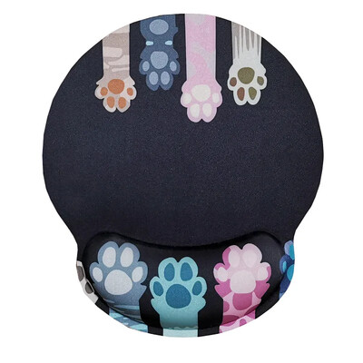 Mouse Pad anti-alunecare Suport pentru încheietura mâinii Protecție Model pisică Spumă cu memorie Recuperabilă Periferice pentru computer Rechizite de birou