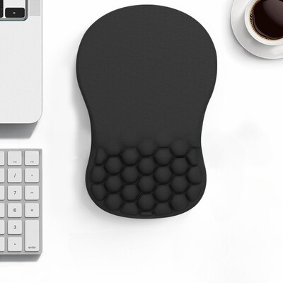 Tampă de mouse ergonomică pentru sprijinul pentru încheietura mâinii Suport confortabil pentru încheietura mâinii Covoraș pentru șoareci anti-alunecare Mousepad din bumbac cu memorie pentru computer, laptop, computer