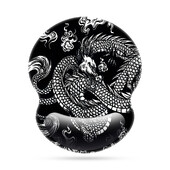 1 buc. Tampă de mouse mare, dragon antic, pentru încheietura mâinii, ergonomică, moale, anti-alunecare, suport pentru sprijin pentru încheietura mâinii, tampă de mouse pentru computer, pentru birou, PC