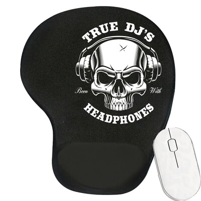 Tampă de mouse ergonomică pentru suport pentru încheietura mâinii Suport confortabil pentru încheietura mâinii Covoraș anti-alunecare Mousepad moale pentru PC, laptop, computer, seria craniu