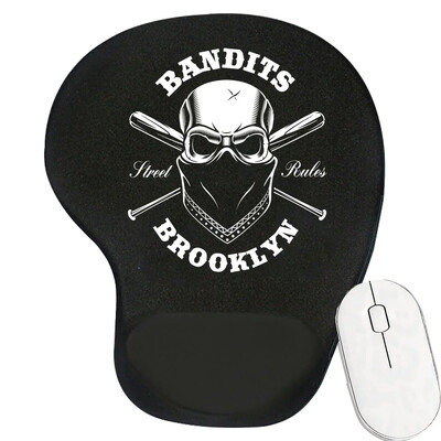 Tampă de mouse ergonomică pentru suport pentru încheietura mâinii Suport confortabil pentru încheietura mâinii Covoraș anti-alunecare Mousepad moale pentru PC, laptop, computer, seria craniu