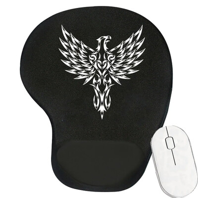 Tampă de mouse ergonomică pentru suport pentru încheietura mâinii Suport confortabil pentru încheietura mâinii Covoraș anti-alunecare Mousepad moale pentru PC, laptop, computer, seria craniu