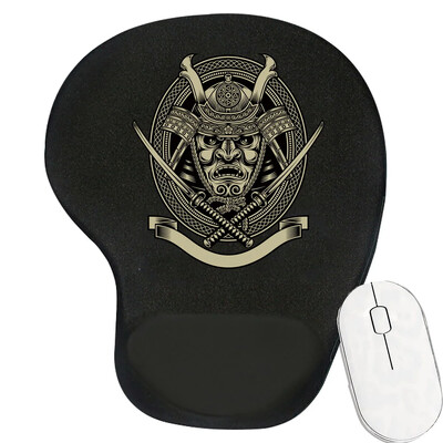 Tampă de mouse ergonomică pentru suport pentru încheietura mâinii Suport confortabil pentru încheietura mâinii Covoraș anti-alunecare Mousepad moale pentru PC, laptop, computer, seria craniu