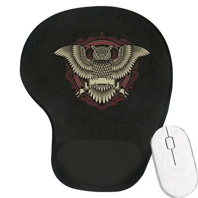 Tampă de mouse ergonomică pentru suport pentru încheietura mâinii Suport confortabil pentru încheietura mâinii Covoraș anti-alunecare Mousepad moale pentru PC, laptop, computer, seria craniu