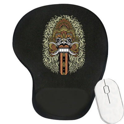 Tampă de mouse ergonomică pentru suport pentru încheietura mâinii Suport confortabil pentru încheietura mâinii Covoraș anti-alunecare Mousepad moale pentru PC, laptop, computer, seria craniu