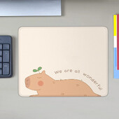 Covor mic pentru mouse Tampă drăguță cu animale din desene animate pentru mouse pad pentru computer Accesorii de birou de viteză pentru covoraș de birou Tastatură pentru jucători Mousepad