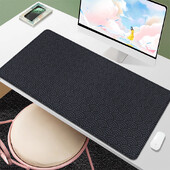 Mouse Pad mare Valuri japoneze Mousepad Xxl Gaming Mouse Pad Alb-negru Accesorii pentru jocuri pentru computer Covoraș de birou Accesorii de birou