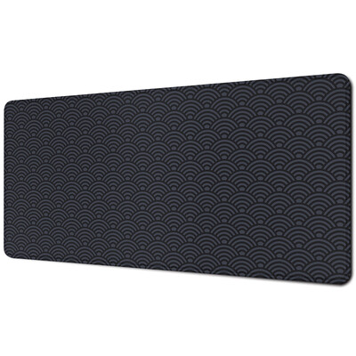 Mouse Pad mare Valuri japoneze Mousepad Xxl Gaming Mouse Pad Alb-negru Accesorii pentru jocuri pentru computer Covoraș de birou Accesorii de birou
