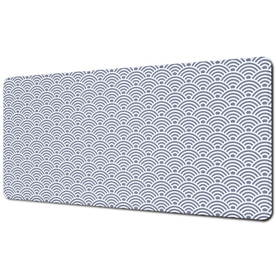 Mouse Pad mare Valuri japoneze Mousepad Xxl Gaming Mouse Pad Alb-negru Accesorii pentru jocuri pentru computer Covoraș de birou Accesorii de birou