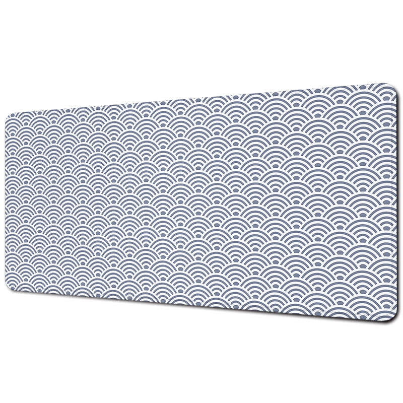 Mouse Pad mare Valuri japoneze Mousepad Xxl Gaming Mouse Pad Alb-negru Accesorii pentru jocuri pentru computer Covoraș de birou Accesorii de birou