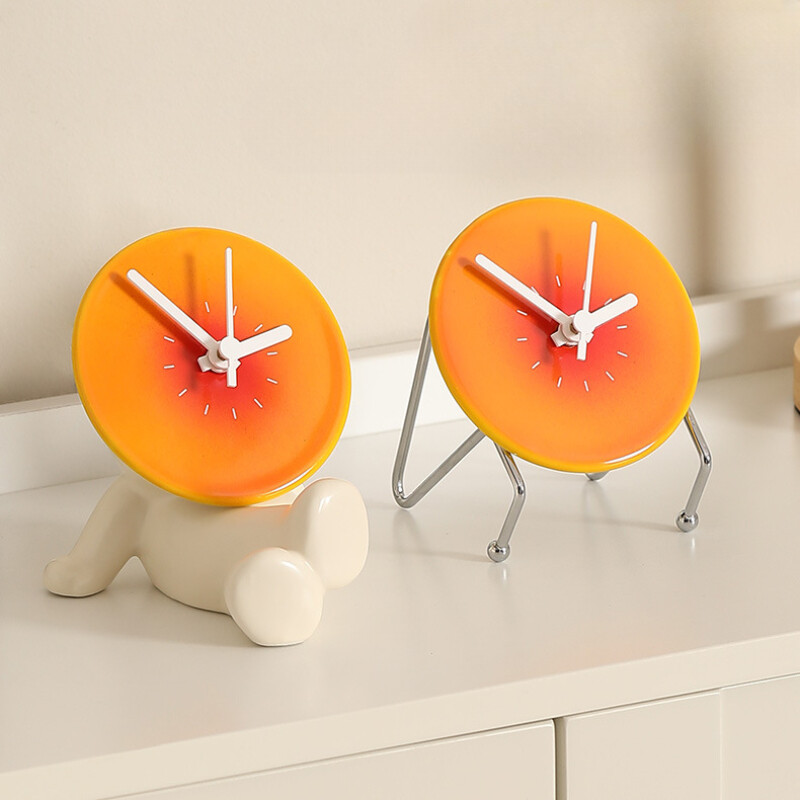 Ceas de casa Papusa Camera de zi Ceas de birou Calendar Decoratiuni Decorative Luminoase de lux Decorare de casa simpla si creativa