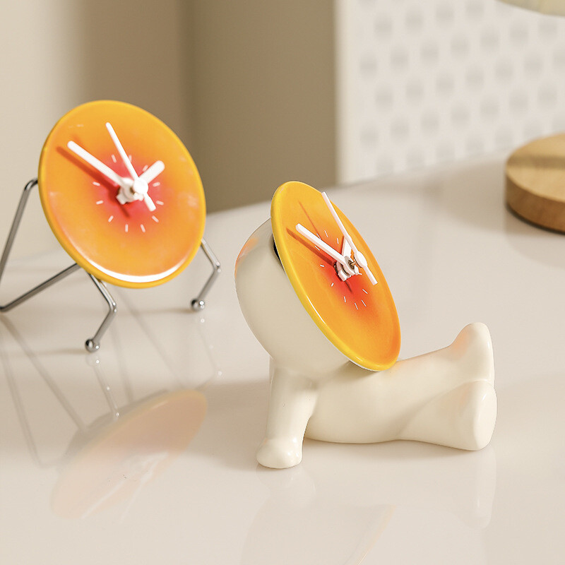 Ceas de casa Papusa Camera de zi Ceas de birou Calendar Decoratiuni Decorative Luminoase de lux Decorare de casa simpla si creativa