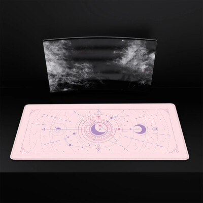 Mouse Pad Mystery Constellations Covoraș de birou Tampoane pentru computer Carte de tarot Kawaii Mousepad Accesorii pentru jucători Covoraș drăguț pentru mouse Pad de cauciuc