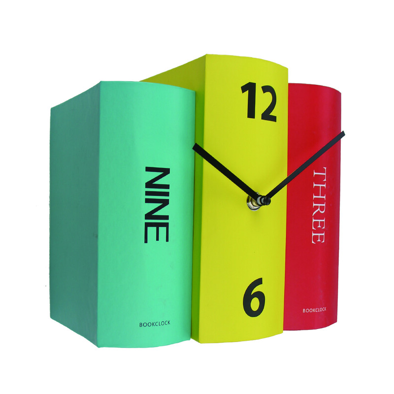 Ceas de perete vintage pentru decorațiuni interioare, design creativ de ceas de carte, bricolaj, drăguț, decorativ, masă de bucătărie