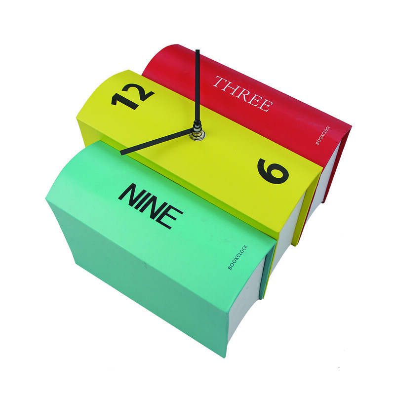 Ceas de perete vintage pentru decorațiuni interioare, design creativ de ceas de carte, bricolaj, drăguț, decorativ, masă de bucătărie