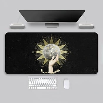 Art C-Celestial H-Hands Print Sun Moon Mouse Pad Game Πληκτρολόγιο γραφείου μεγάλου υπολογιστή Λαστιχένιο Επιτραπέζιο φορητό υπολογιστή μεγάλου υπολογιστή