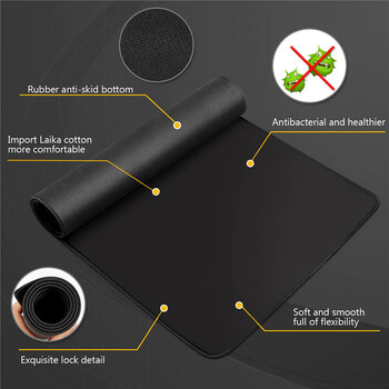 GEMINI Mousepad Gamer 900x400 Large Mouse Pad Αξεσουάρ υπολογιστή για τυχερά παιχνίδια Πατάκι υπολογιστή Επιτραπέζιοι υπολογιστές Πατάκια Πληκτρολόγιο Extended Desk Xxl Setup