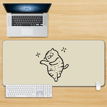 Cute Mouse Pad Art Kawaii Cat Computer XXL Πατάκια πληκτρολογίου Μεγάλο gaming Mousepad Desk Mat PC Gamer Office Home Table Mause Pad