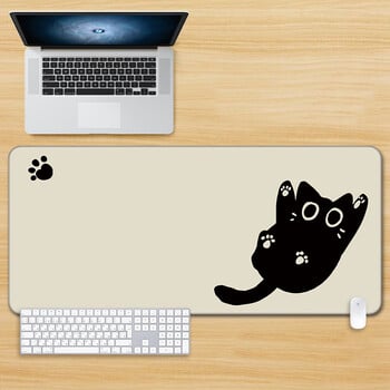 Cute Mouse Pad Art Kawaii Cat Computer XXL Πατάκια πληκτρολογίου Μεγάλο gaming Mousepad Desk Mat PC Gamer Office Home Table Mause Pad