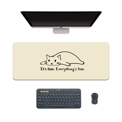 Tampă de mouse drăguță Art Kawaii Pisică Computer XXL Covorașe pentru tastatură Tampă de mouse mare pentru jocuri Covoraș de birou PC Gamer Office Home Masa Pad Mause