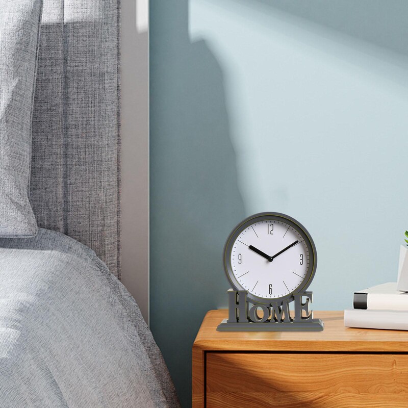 Ceas de birou in stil vintage, manta de birou, fara bifat pentru decoruri la mansarda, dormitor, casa, bej