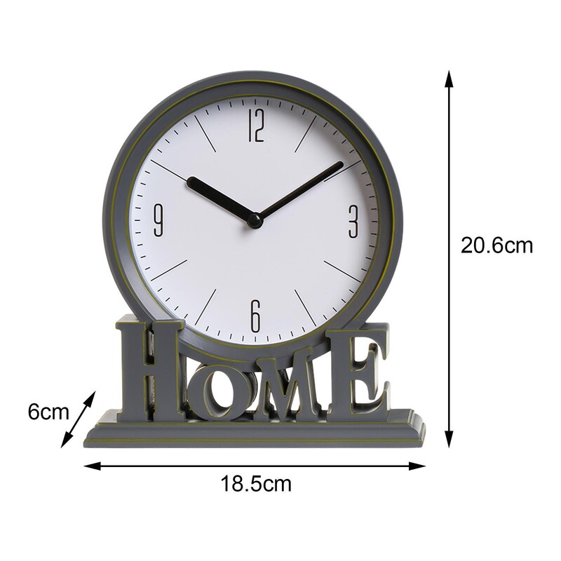 Ceas de birou in stil vintage, manta de birou, fara bifat pentru decoruri la mansarda, dormitor, casa, bej