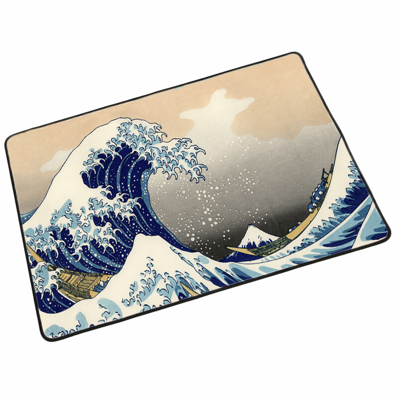 Artă Mouse Pad The Great Wave of Kanagawa Mousepad mare pentru jocuri Tastatură pentru jucători Covorașe pentru mouse pentru computer de birou, pentru laptop, pentru birou