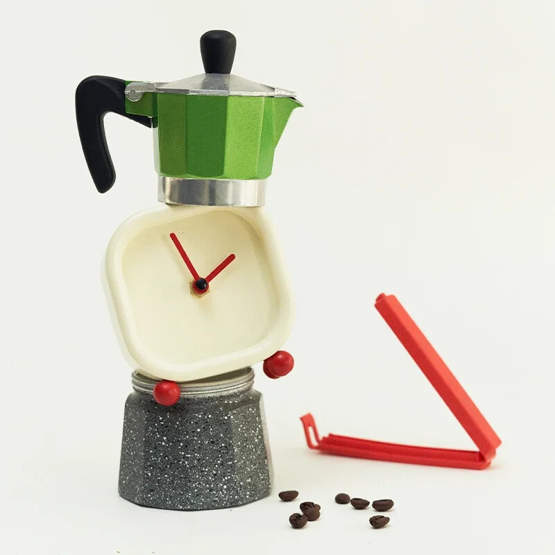 Ceas de birou drăguț minimalist pentru decor pentru sufragerie și dormitor Ceas de masă din lemn cadou pentru băieți și fete