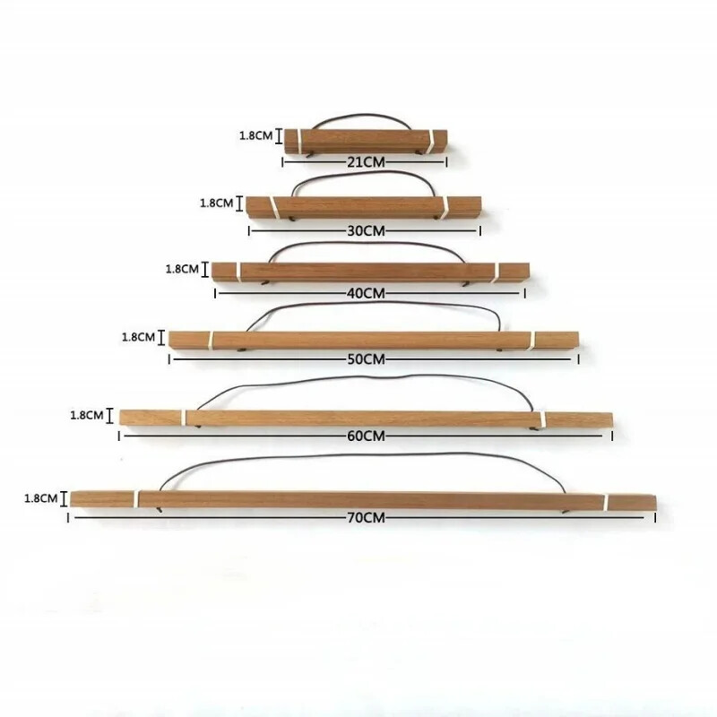 21-60 cm Ramă magnetică din lemn Magnet agățat defilare Artă Pictură Pânză Poster Picturi în ulei Camera de zi Decorarea casei