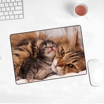 Cute Cat Mouse Pad Picture Pad Slip Laptop 220x180x2mm για Cs Go/work Gaming Νέα διακόσμηση γραφείου Kawaii Μοκέτα ποντικιού χαλιού