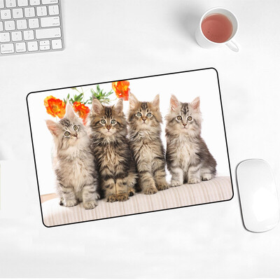 Drăguț Pisică Mouse Pad Picture Pad Laptop Slip 220x180x2mm Covoraș pentru Cs Go/work Gaming Nou Kawaii Decorare birou Covor Mouse Mat