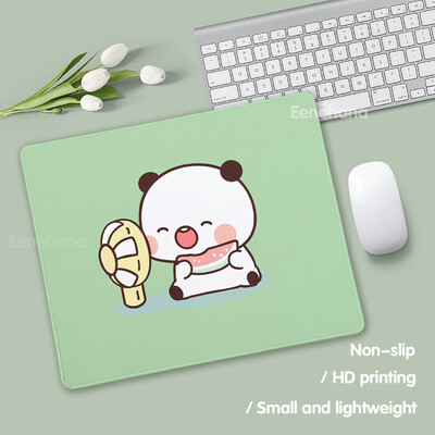 Tampă de mouse mic Anime Peach Mochi Cat Cartoon Gamer Tastatură de birou Covorașă Kawaii Mini Mouse Pad anti-alunecare Covorașe de protecție pentru birou