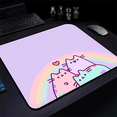 Încântător de desene animate P-Pusheens Cat Gaming Mouse Pad XS Mousepad mic pentru PC Gamer Desktop Decoration Office Mouse Mat Covor de birou