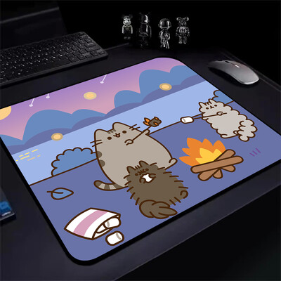 Încântător de desene animate P-Pusheens Cat Gaming Mouse Pad XS Mousepad mic pentru PC Gamer Desktop Decoration Office Mouse Mat Covor de birou
