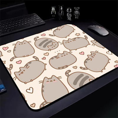 Încântător de desene animate P-Pusheens Cat Gaming Mouse Pad XS Mousepad mic pentru PC Gamer Desktop Decoration Office Mouse Mat Covor de birou