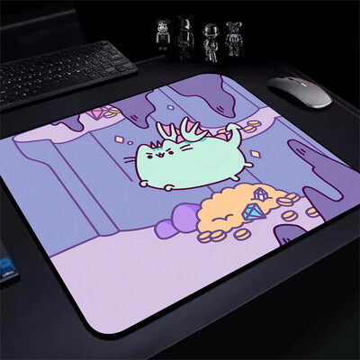 Încântător de desene animate P-Pusheens Cat Gaming Mouse Pad XS Mousepad mic pentru PC Gamer Desktop Decoration Office Mouse Mat Covor de birou
