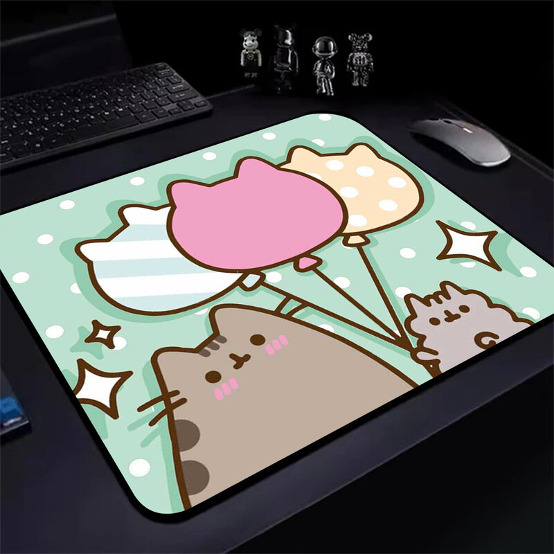 Încântător de desene animate P-Pusheens Cat Gaming Mouse Pad XS Mousepad mic pentru PC Gamer Desktop Decoration Office Mouse Mat Covor de birou