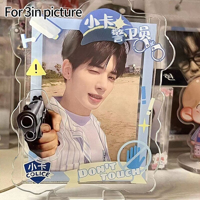 Suport pentru cărți foto acrilice Kawaii Rama foto Kpop Suport pentru cărți foto Idol de birou Afișare carduri foto Organizator de cărți foto Ornament