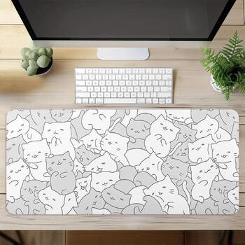 Large Gaming Mouse Pad XXL Cute Cats Αντιολισθητικό Καουτσούκ Big New Mousepad Gamer Υπολογιστής Laptop Office Keyboard Mat Extend Desk Pads