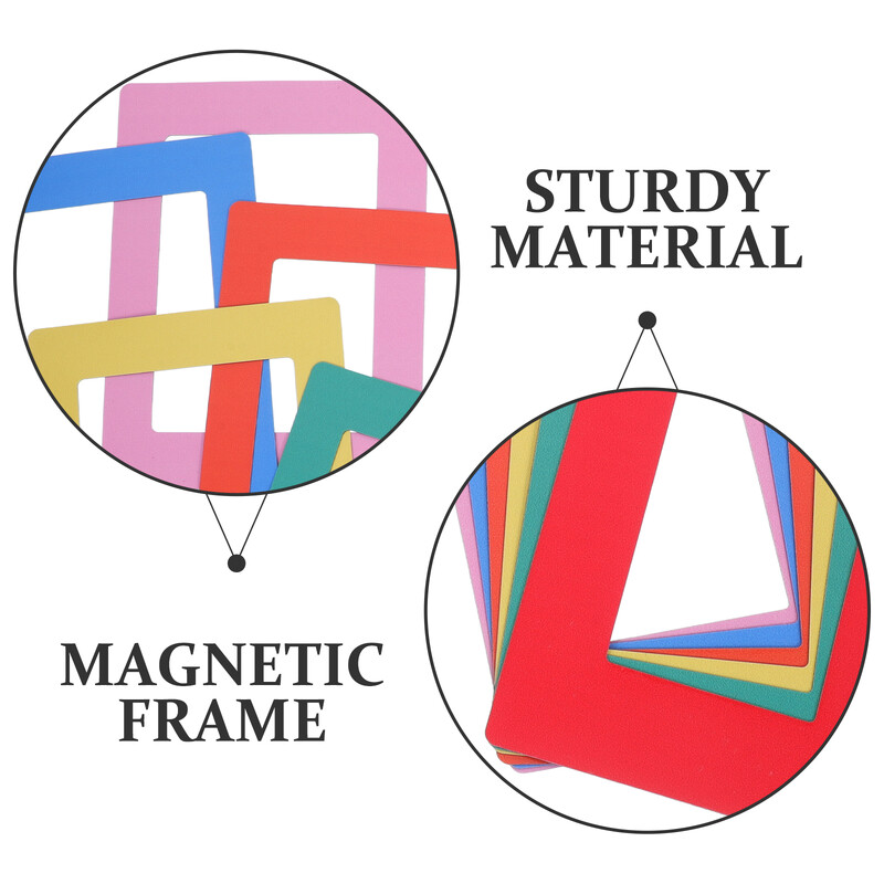 12 buc. mâneci magnetice rame foto rame mici raft frigider imagine pentru magneți pvc