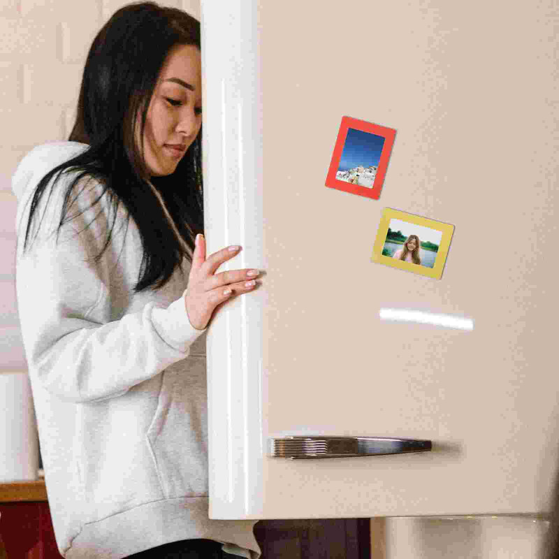 12 buc. mâneci magnetice rame foto rame mici raft frigider imagine pentru magneți pvc