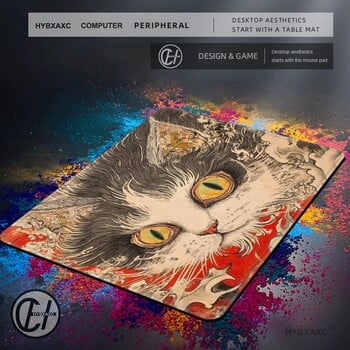 Floating Cat Japanese anime Gaming Rubber Pad Smallmouse Pad επιφάνεια εργασίας εκτύπωσης HD Μικρού μεγέθους Mat Μεγάλο αξεσουάρ παιχνιδιού mouse pad