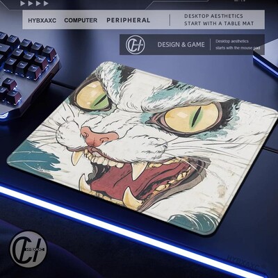 Pisica plutitoare anime japonez Gaming Rubber Pad Smallmouse Pad desktop imprimare HD Covoraș de dimensiuni mici Accesorii de joc mari pad mouse