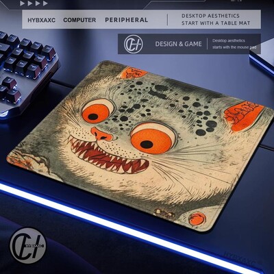 Pisica plutitoare anime japonez Gaming Rubber Pad Smallmouse Pad desktop imprimare HD Covoraș de dimensiuni mici Accesorii de joc mari pad mouse