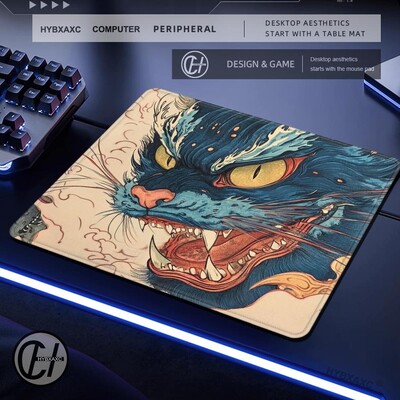 Pisica plutitoare anime japonez Gaming Rubber Pad Smallmouse Pad desktop imprimare HD Covoraș de dimensiuni mici Accesorii de joc mari pad mouse