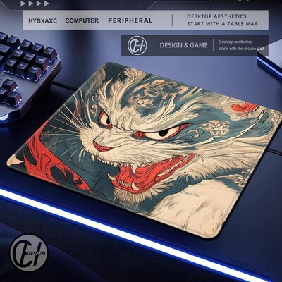 Pisica plutitoare anime japonez Gaming Rubber Pad Smallmouse Pad desktop imprimare HD Covoraș de dimensiuni mici Accesorii de joc mari pad mouse