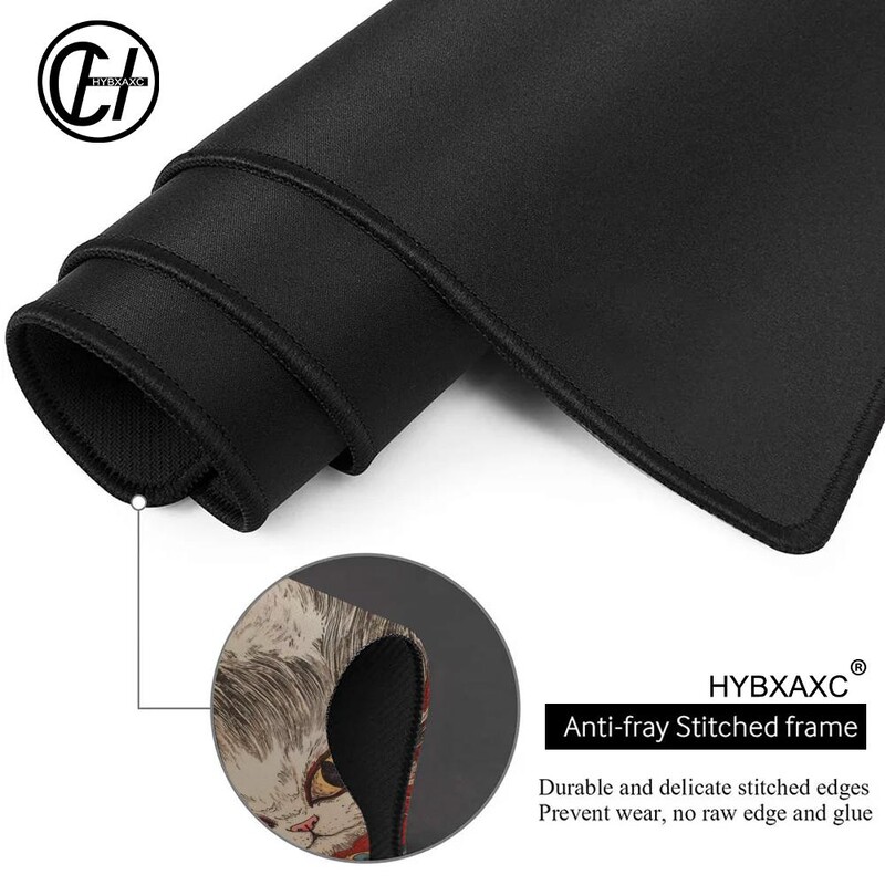 Pisica plutitoare anime japonez Gaming Rubber Pad Smallmouse Pad desktop imprimare HD Covoraș de dimensiuni mici Accesorii de joc mari pad mouse